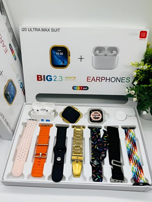 I20 Ultra Max Smart Watch with Airpods Premium Quality