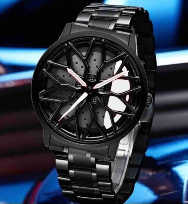 Rotating Wheel Watch – Stylish