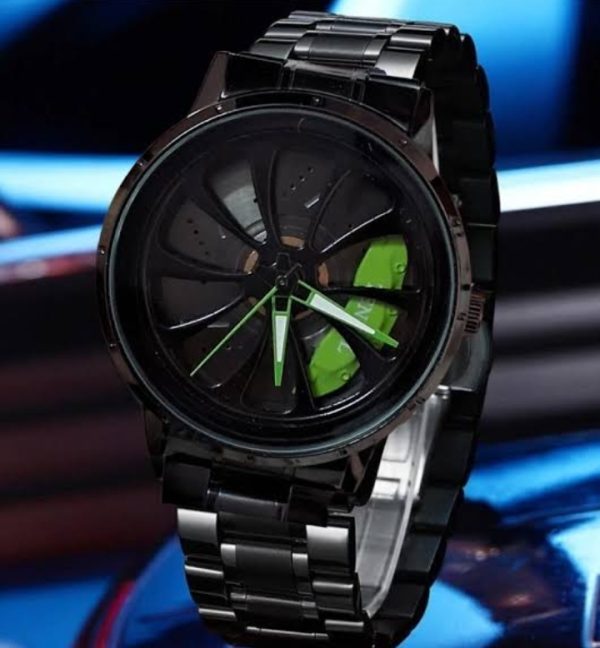 Rotating Wheel Watch – Stylish